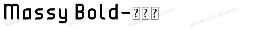 Massy Bold字体转换